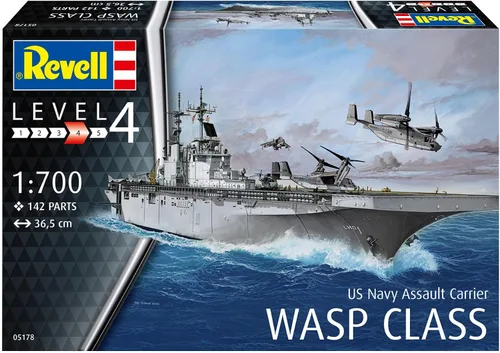 Miniatura 2 de Revell 05178 Kit de modelo a escala USS WASP Clase 1:700