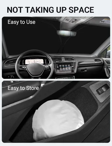 Miniatura 481 de Proadsy Parasol plegable para parabrisas delantero 2026, ajuste personalizado, accesorios para CRV SUV LX EX EX-L EX-L Navi Touring 2017-2022