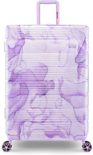 Miniatura 2 de Vacay Spotlight Clear Collections - Equipaje de rueda giratoria extensible y duro juego de 2 piezas 2028 campos de lavanda 2-Piece Set 2028