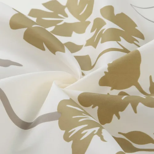 Miniatura 3 de Cortina de ducha de tela floral, cortinas de ducha para baño, cortinas de baño impermeables, 72 pulgadas de ancho x 72 pulgadas de alto