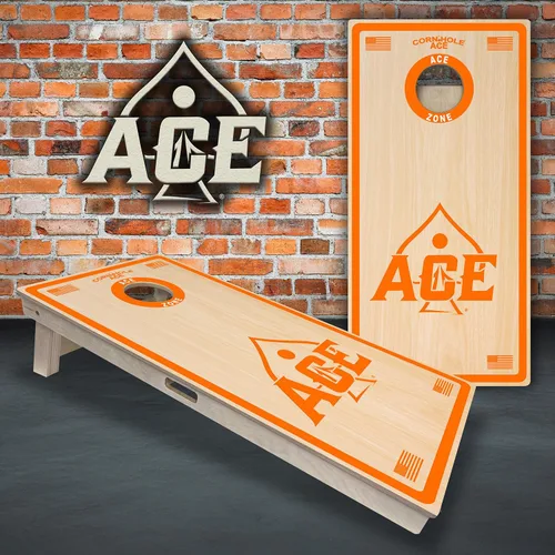 Miniatura 2 de CornholeAce ACE PRO Tablas de Cornhole profesionales, sin rebote, patas anchas triples, madera contrachapada de abedul báltico de 3/4 pulgadas
