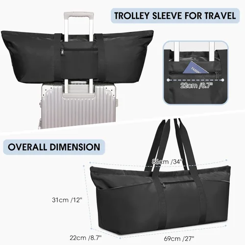 Miniatura 4 de Bolsa grande para esterilla de yoga con compartimento para zapatos y bolsillo impermeable, bolsa de gimnasio para pilates con soporte para esterilla