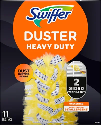 Miniatura 16 de Swiffer Plumeros de repuesto para limpieza, alternativa desechable de plumas y microfibra, para quitar el polvo de muebles, persianas, ventiladores