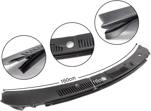 Miniatura 3 de G-PLUS Parrilla de ventilación para parabrisas compatible con Ford Mustang 1999-2004, repuesto directo del mercado de accesorios FO1270102