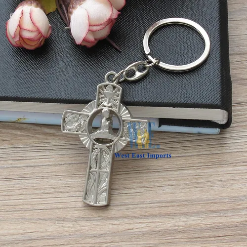 Miniatura 7 de Llavero de primera comunión para niño (12 piezas) Recuerdos de Primera Comunión Niño/Llavero Regalo para invitados, Azul