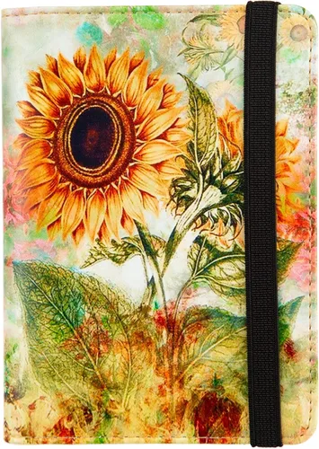 Miniatura 12 de Soporte para pasaporte, bonita funda para pasaporte, cartera de viaje con ranuras para tarjetas de crédito, cartera de pasaporte RFID impermeable