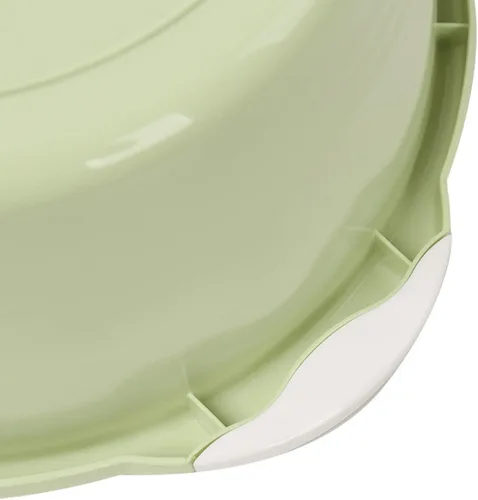 Miniatura 5 de Cubo de pie de remojo bañera de 2 piezas tamaño lavabo de pie de plástico verde baño lavado hogar medio simple bañera de remojo