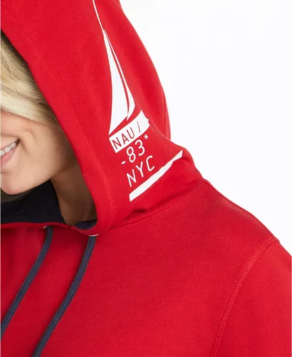 Miniatura 5 de Nautica Sudadera con capucha clásica supersuave 100% algodón para mujer