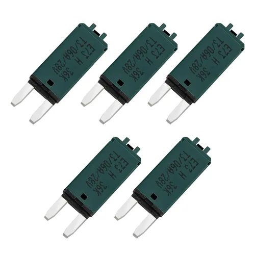 Miniatura 27 de GLOSO Mini disyuntores ATM Restablecimiento manual 30 Amp (T3) - Paquete de 5 (30A) E73