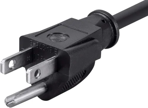 Miniatura 3 de Monoprice 105294 Cable de alimentación de 14 AWG de 15 pies con conector de alimentación de PC de 3 conductores, 15 A (NEMA 5-15P a IEC-320-C13)