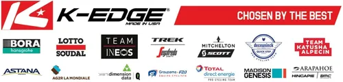 Miniatura 8 de K-Edge Soporte para computadora de bicicleta Aero Roam para dispositivos GPS Wahoo Negro cycling-electronics-accessories