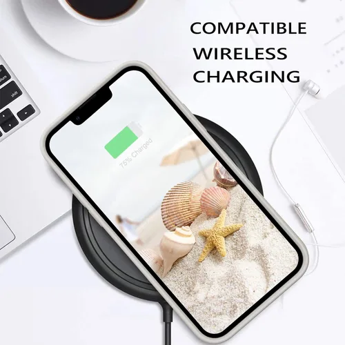 Miniatura 73 de GUAGUA Funda compatible con iPhone 17 Pro Max de 6.9 pulgadas, silicona líquida, goma de gel suave, delgada, forro de microfibra delgada
