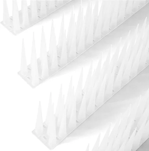 OFFO Bird Spikes - Picos de paloma para exteriores para gatos para mantener a los pájaros, mapache, pájaro carpintero lejos cubiertas 2.6 pies (2.6