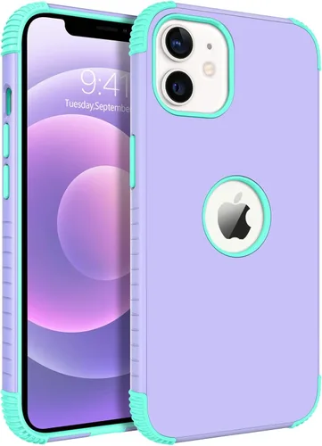 Miniatura 11 de BENTOBEN para iPhone 12 Funda, Funda para Teléfono iPhone 12 Pro, Resistente 2 en 1 Protección Completa Rugosa a Prueba de Golpes Híbrida