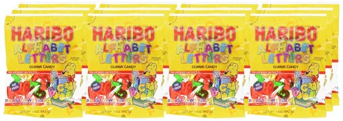Miniatura 10 de HARIBO Caramelos de goma, letras del alfabeto, bolsa de 5 onzas (paquete de 12)