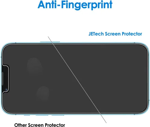 Miniatura 7 de JETech Protector de pantalla compatible con iPhone 13 Pro Max de 6.7 pulgadas, película de vidrio templado, paquete de 3