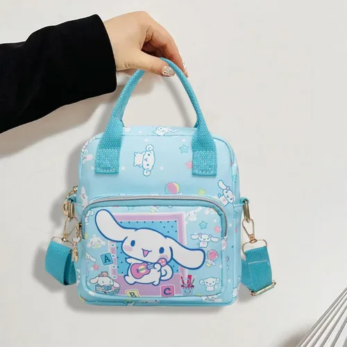 Miniatura 6 de Linda bolsa de lona con dibujos animados, mochilas bandolera para niñas, mochila con correa ajustable, los mejores regalos para ella