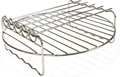 Miniatura 6 de Estante de doble capa para freidora de aire, accesorios para freidora de aire, estante multiusos que se adapta a la mayoría de 3.7 cuartos de galón