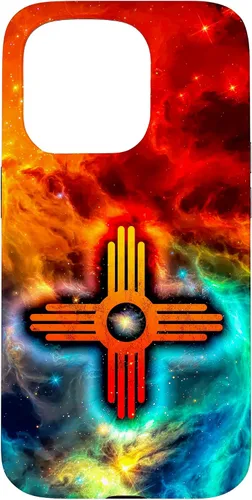 Miniatura 14 de Funda para iPhone 14 Pro Zia Sun Zia Pueblo Nuevo México Nativos Americanos Sagrado Symbol