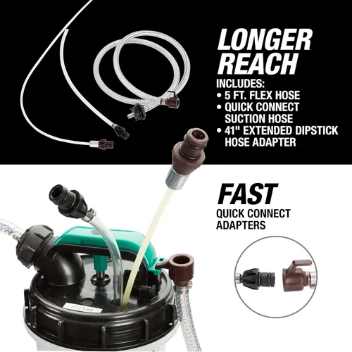 Miniatura 4 de OEM TOOLS - Extractor de aceite; dispositivo para extraer y cambiar el aceite de la transmisión o el líquido refrigerante; dispositivo de bombeo