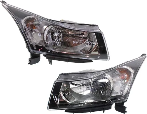 KarParts360: Para 2016 Chevy Cruze Limited Faro Asamblea Par Conductor y Pasajero Lado w/Bombillas Para GM2502361 GM2503361 Lado del conductor y del