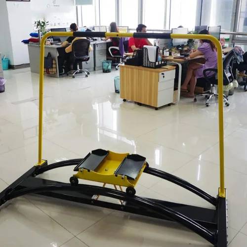 Miniatura 6 de Máquina de esquí, equipo de entrenamiento de glúteos, escalonadores para ejercicio en casa, máquina de entrenamiento de equilibrio corporal