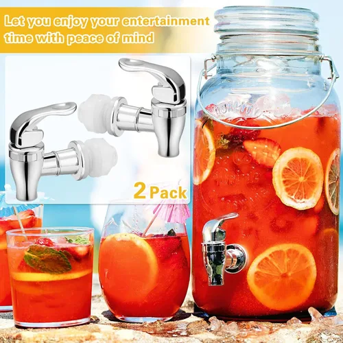 Miniatura 7 de Boquilla de repuesto para dispensador de bebidas para grifo dispensador de bebidas, grifo estilo empuje para jarra dispensadora de bebidas, grifo