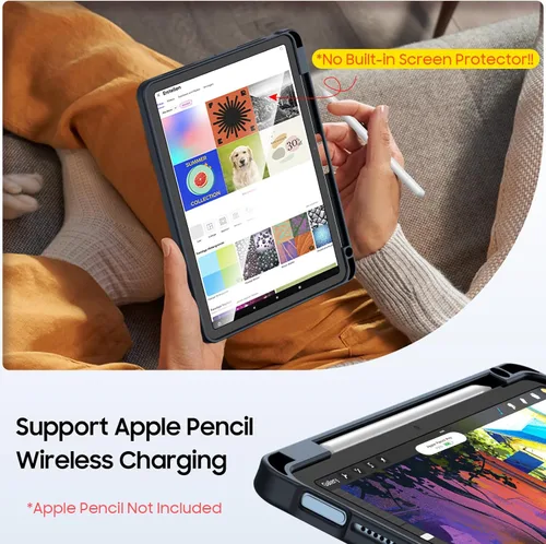 Miniatura 5 de Fintie Funda a prueba de golpes para iPad Air de 11 pulgadas M4/M3/M2 (2026/2025/2024), iPad Air de 5ª/4ª generación (2022/2020) de 10.9 pulgadas