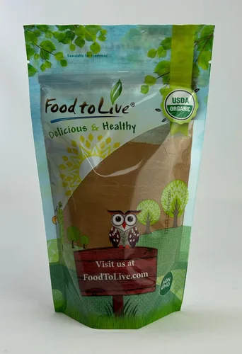 Food to Live Polvo de hongos Cordyceps orgánico, 8 onzas, aumenta la energía, la inmunidad y la resistencia, 100% puro, vegano, sin OMG,