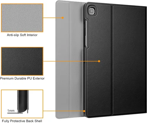 Miniatura 7 de FINTIE Funda de teclado para Samsung Galaxy Tab S5e 10.5 2019 Modelo SM-T720/T725/T727, cubierta delgada con teclado Bluetooth inalámbrico