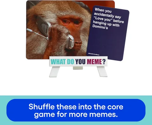 Miniatura 3 de WHAT DO YOU MEME? Fresh Memes #2 Paquete de expansión - Juegos de cartas para adultos para la noche