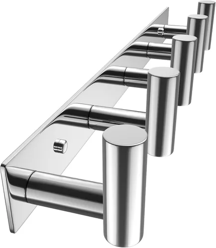 Miniatura 15 de VAEHOLD Ganchos de Pared para Abrigos Montados en Pared, Perchero con 6 Ganchos Dobles para Colgar Toalla Sombrero Abrigo Bata Bolsa Llave para Baño