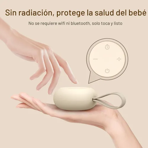 Miniatura 6 de Máquina de sonido portátil para bebés [ruido blanco para bebés, niños y adultos] [función de temporizador] [12 sonidos relajantes]