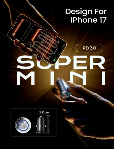 Miniatura 4 de LISEN 54W Mini Adaptador de Encendedor de Cigarrillos Cargador de Coche USB C Carga Rápida, Adaptador de Cargador de Coche 12V Encendedor