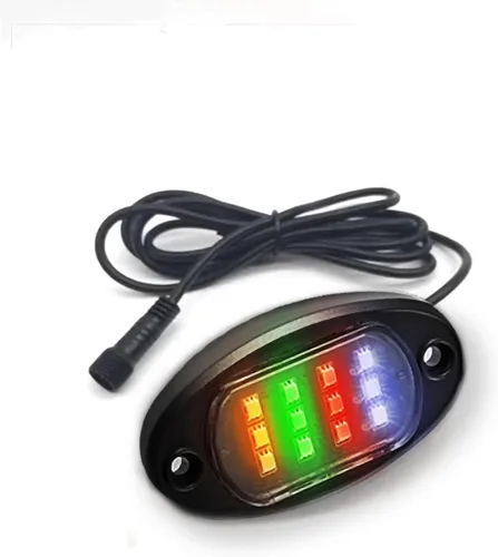 Miniatura 4 de 1Pod RGB Dream Color Rock Light Usado para Reemplazar La Luz Dañada, Compatibilidad para 4pods, 6pods, 8pods, 10pods, 12pods RGB+IC LED Dream