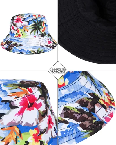 Miniatura 30 de TUNEVUSE Conjunto de camisas y pantalones cortos hawaianos para hombre, 2 piezas, trajes de playa con estampado de flores, traje tropical de verano