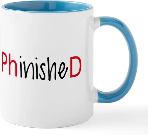 Miniatura 30 de CafePress Knitting Phd (Projects Half D Mug 11 oz (11.0 fl oz) Taza de café de cerámica