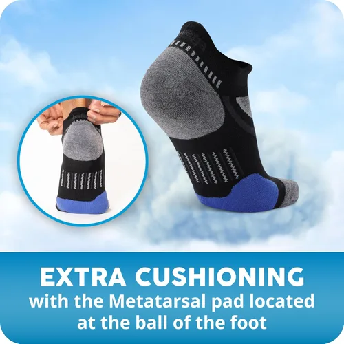 Miniatura 6 de Balega Ultraglide Cushioning Performance No Show Athletic Running Socks for Men and Women (1 Pair)