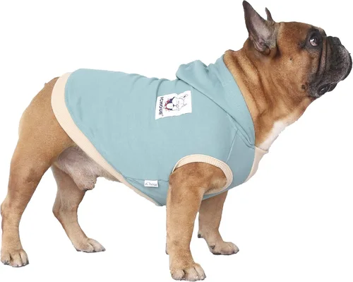 Miniatura 7 de iChoue - Disfraces para perros, I am a French Bulldog, suéteres divertidos, abrigos de invierno, sudaderas con capucha, Frenchie Pitbull Corgi, Pug