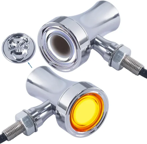 Miniatura 18 de FATECIM 2X Luces Traseras LED para Motocicleta, Señales de Giro, Luces de Marcha, Luz de Freno, Señal de Giro Trasera, Indicador de Señal de Giro
