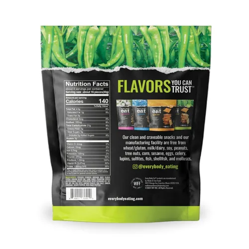 Miniatura 2 de Every Body Eat Galletas sin gluten, lima chilena ardiente – Snacks picantes, galletas veganas, sin lácteos, sin aceite de semillas (paquete de 2)
