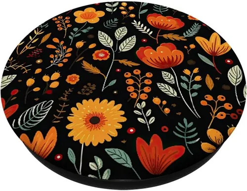 Miniatura 2 de Flores de otoño y hojas de otoño PopSockets intercambiables PopGrip