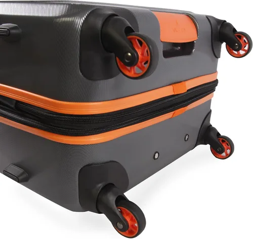 Miniatura 10 de NAUTICA Roadie 3pc Hardside Luggage Set, GreyOrange