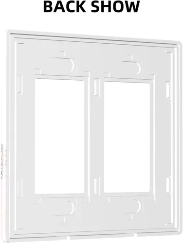Miniatura 36 de Placa de Interruptor de Luz Azul de 1 Gang, Placa de Pared Decorativa de Palanca Individual, Cubierta de Placa de Pared de Palanca, Placa Frontal