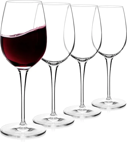 Miniatura 9 de Luigi Bormioli Crescendo Bourgogne - Juego de 4 copas de vino tinto de 22.25 onzas con forma de cuenco curvado para tintos de cuerpo completo