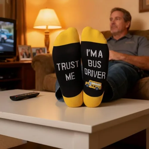 Miniatura 4 de HAPPYPOP Regalos para entrenador personal mecánico Fotografía veterinaria Conductor de autobús EMT Calcetines para hombres y mujeres
