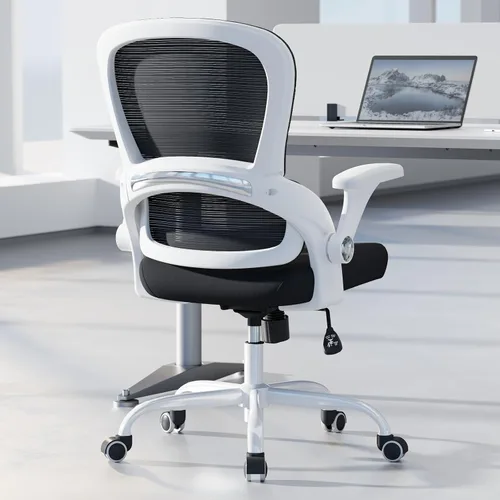 Miniatura 10 de TRALT Silla de oficina ergonómica, cómoda silla de escritorio con soporte trasero, sillas de escritorio de oficina en casa, silla de computadora