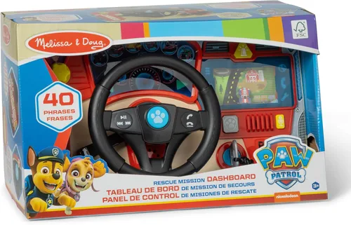 Miniatura 9 de Melissa & Doug PAW Patrol Rescue Mission Tablero de actividades de madera para niños, juguetes sensoriales para niños, juguete de conducción