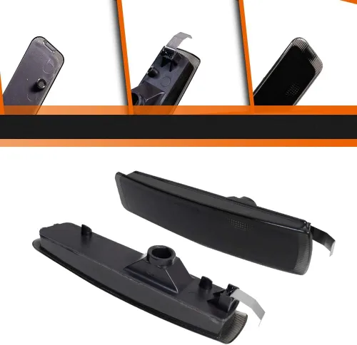 Miniatura 3 de ADIIL Lente ahumada delantera de guardabarros lateral, luz de señal de giro para lámpara de señal de giro compatible con BMW Z3 M Coupe Roadster