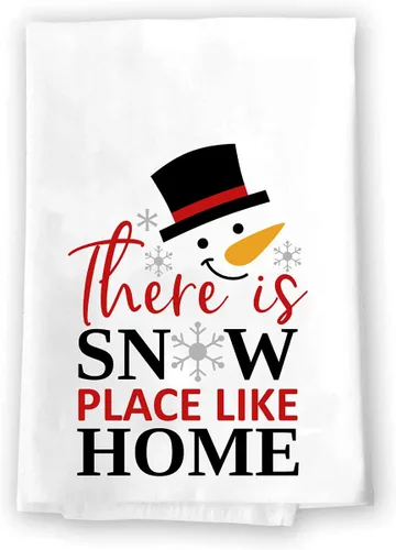 Miniatura 6 de Decoración navideña Toallas de mano decorativas de cocina y baño Chillin with My Snowmies Novedad de invierno de Navidad Toalla blanca